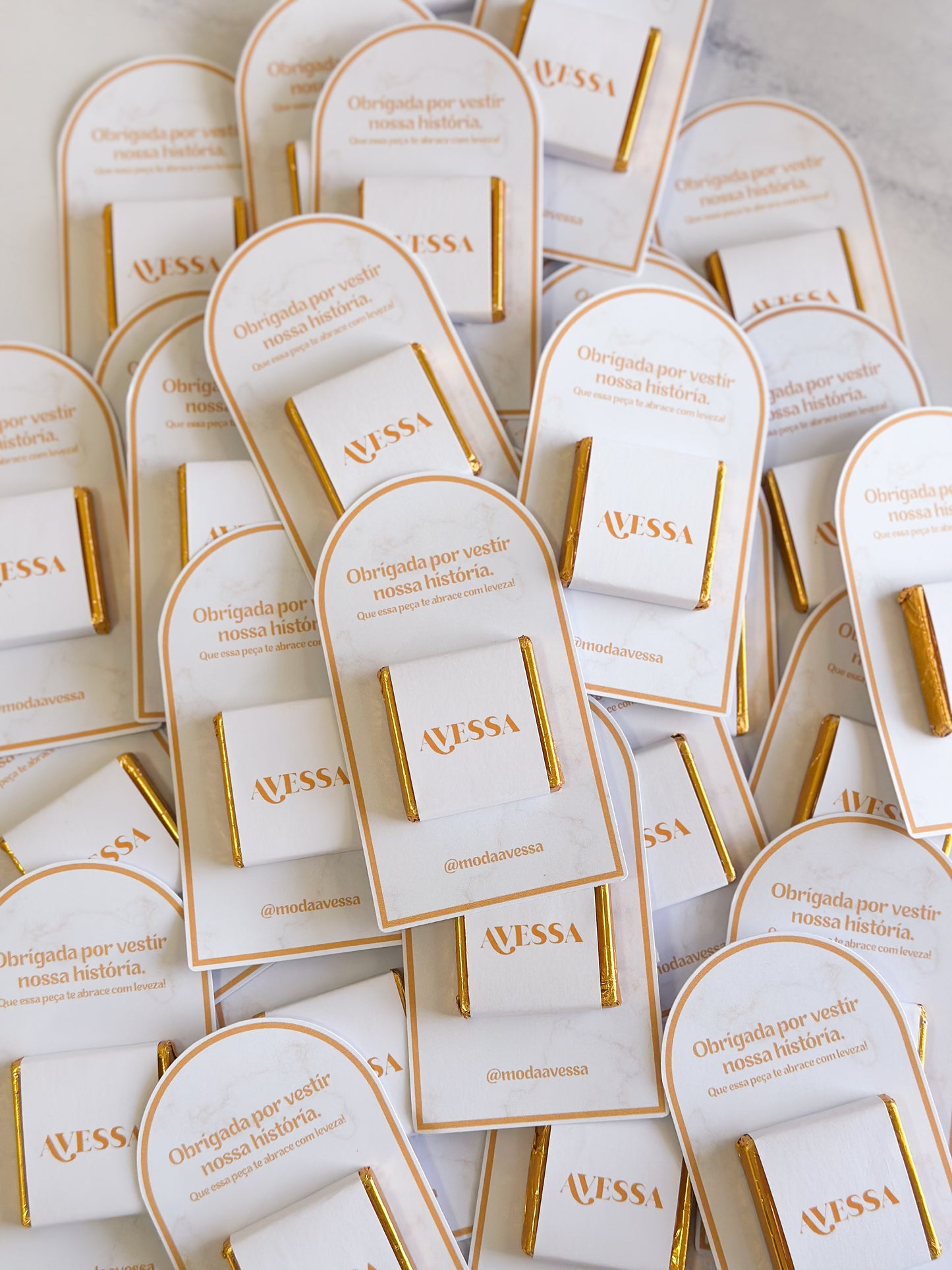 Tablete de Chocolate 10g com TAG personalizada