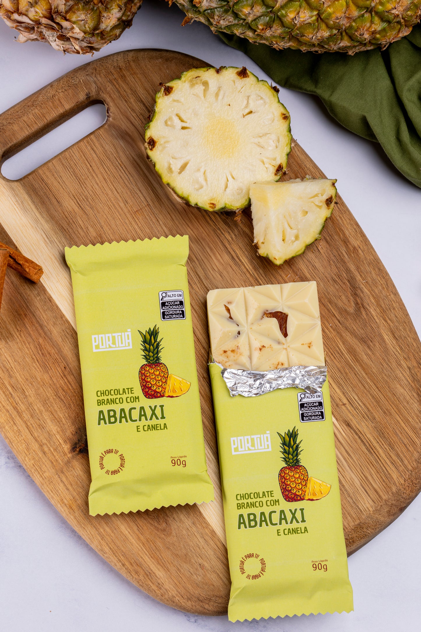 Barra de abacaxi com canela 80g