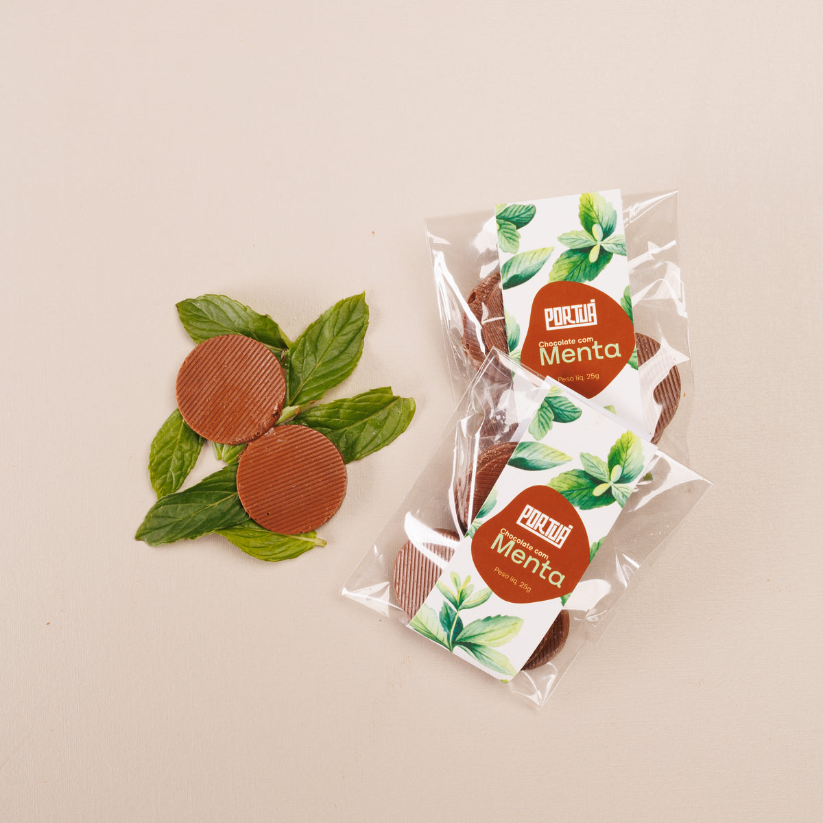 Pastilhas saborizadas (menta e laranja) 25g
