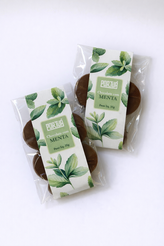 Pastilhas saborizadas (menta e laranja) 25g