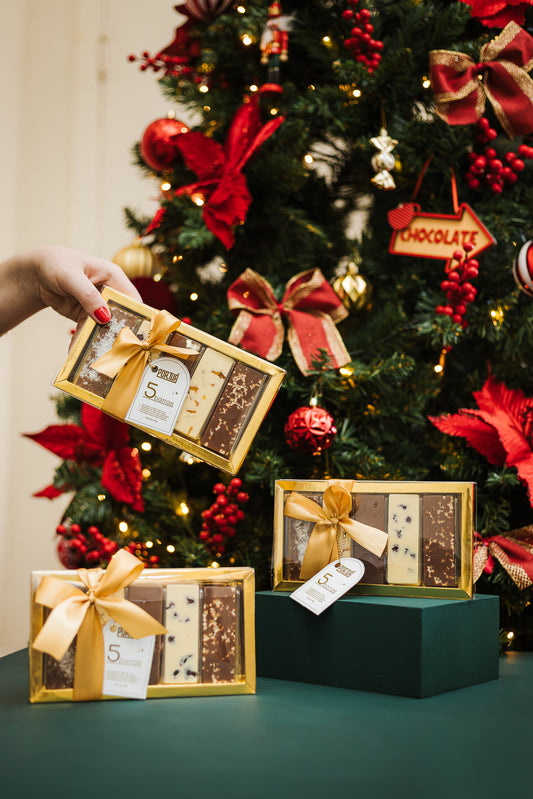 Natal: Caixa 5 barras - 90g