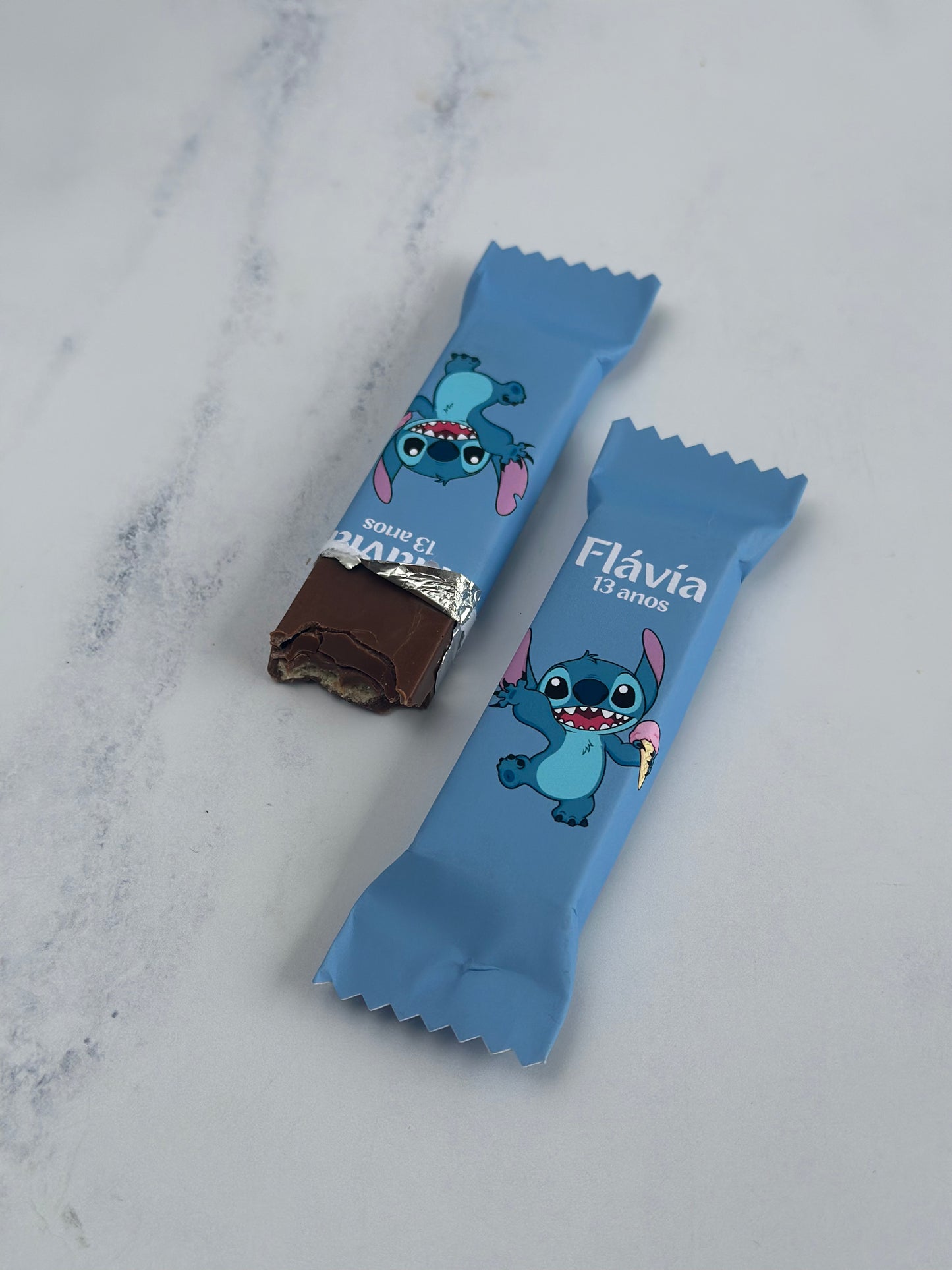 Barra recheada com nutella e waffer de 25g