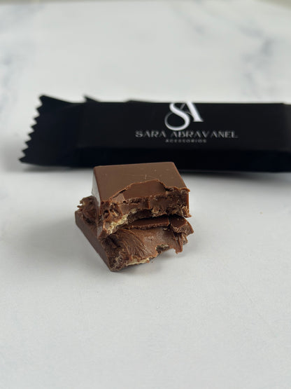 Barra recheada com nutella e waffer de 25g