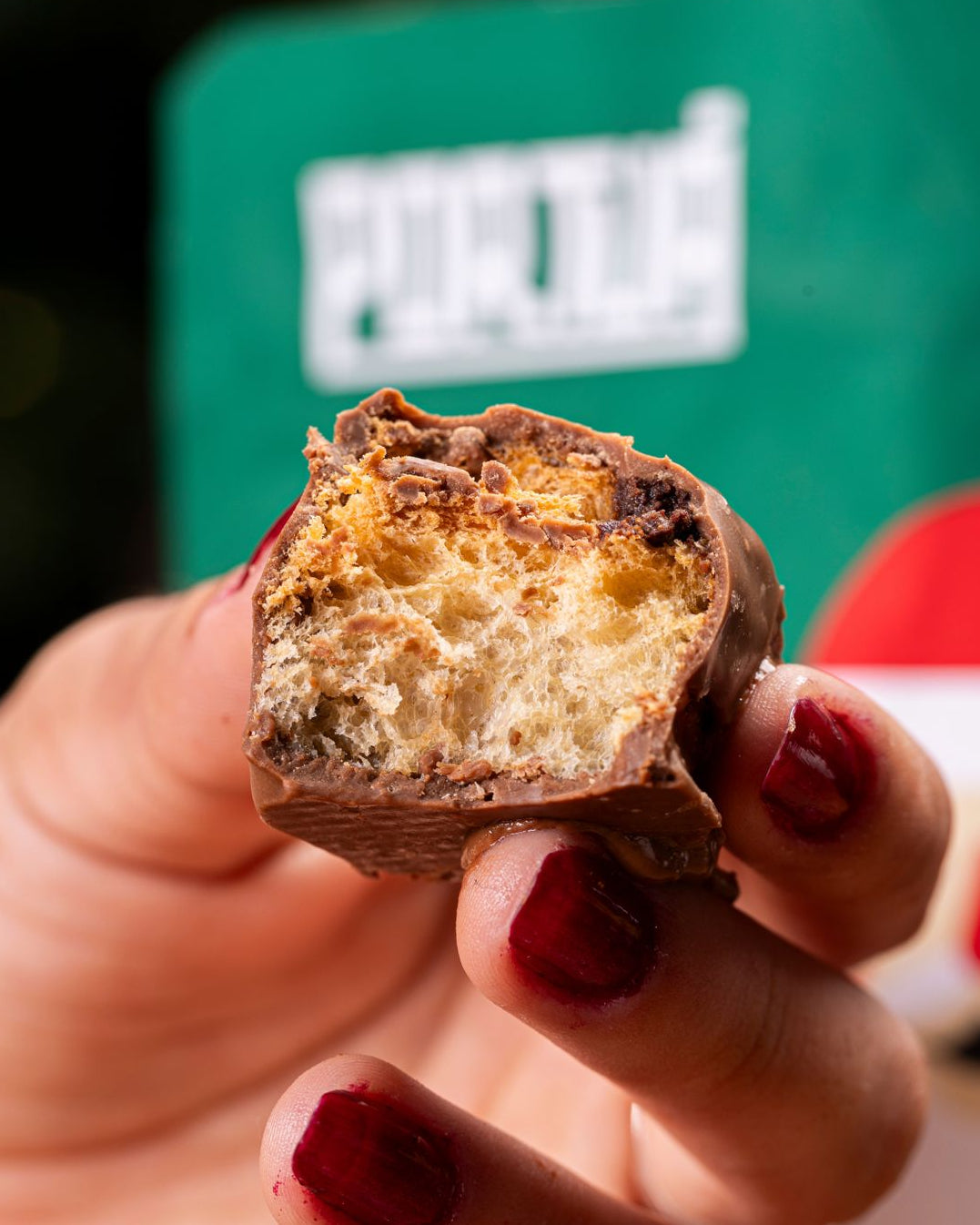 Natal: chocotone bites no pacote 150g