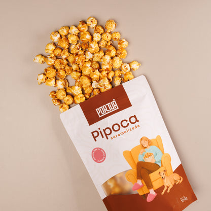 Pipoca caramelizada