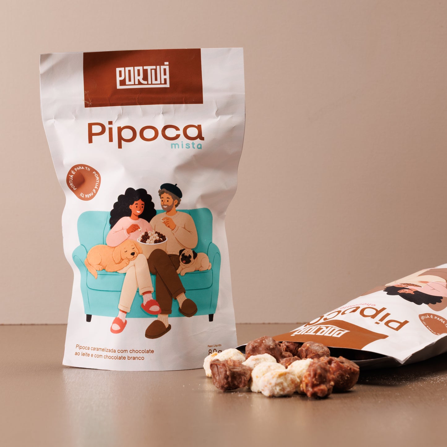 Pipoca mista 80g