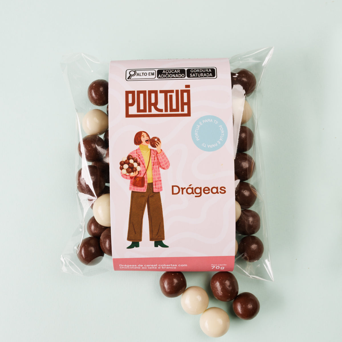 Pacote de drágeas mistas 100g
